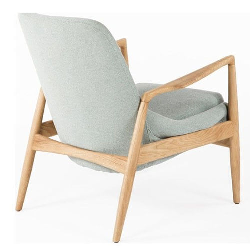 solid wood armchair