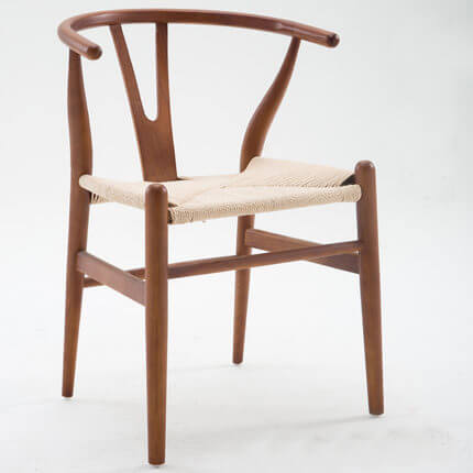 Solid Wood Wishbone Chair