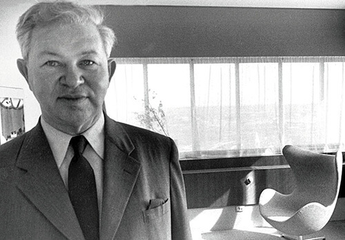 Danish Furniture Designer Arne Jacobsen